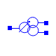 OpenIPSL.Electrical.Branches.PSAT.ThreeWindingTransformer